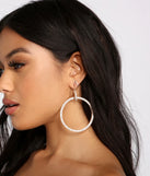 Moment To Shine Rhinestone Hoops