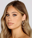 Rhinestone Snake Hoop Earrings