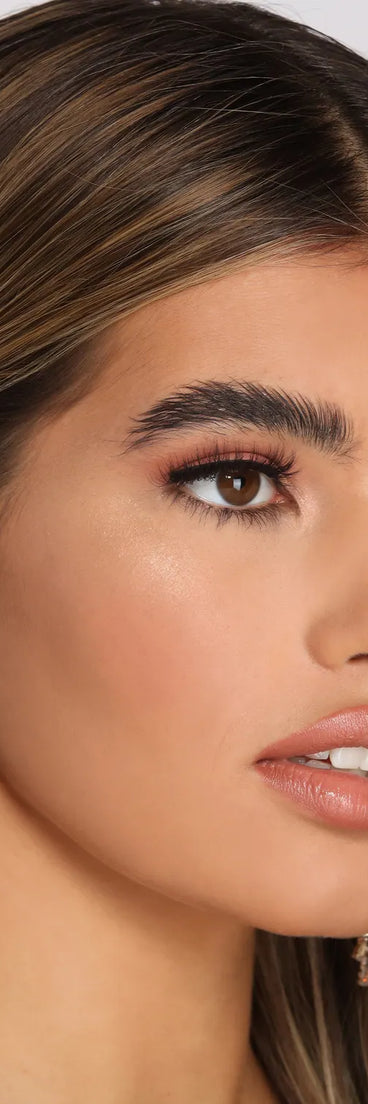 Radiant Rhinestones Duster Fringe Earrings