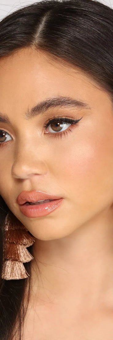 Trendy Tiered Tassel Earrings