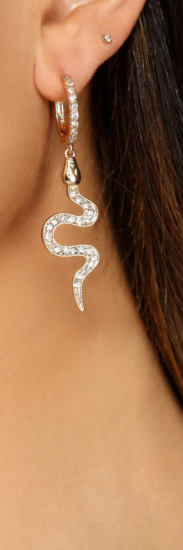 Rhinestone Snake Huggies