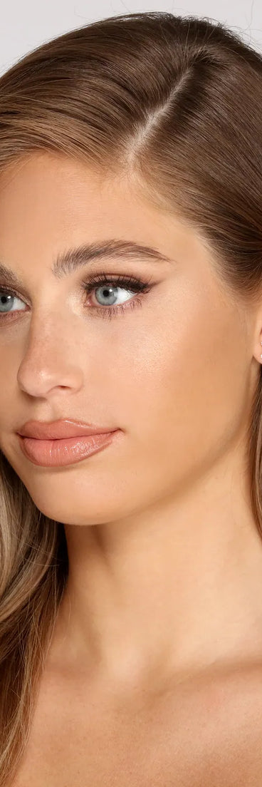 Floral Glow Cubic Zirconia Ear Crawlers