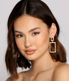 Fabulous And Chic Door Knocker Earrings