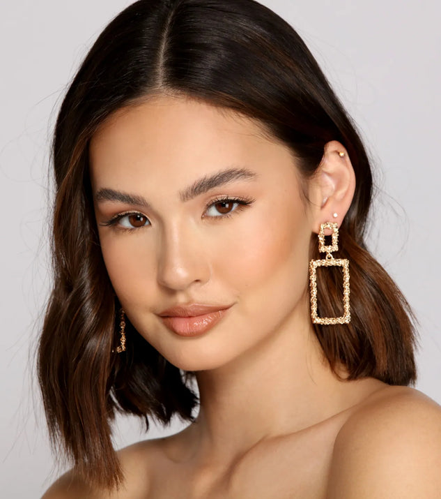 Fabulous And Chic Door Knocker Earrings