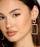 Fabulous And Chic Door Knocker Earrings