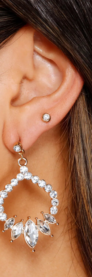 Timeless Elegance Rhinestone Earrings
