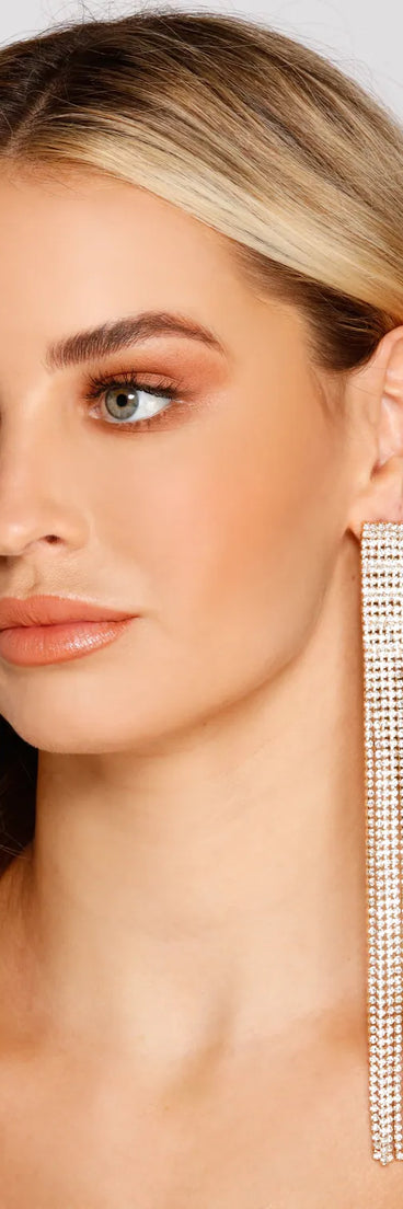 All About The Drama Fringe Earrings