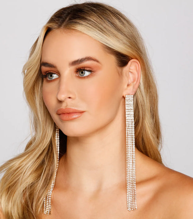 All About The Drama Fringe Earrings