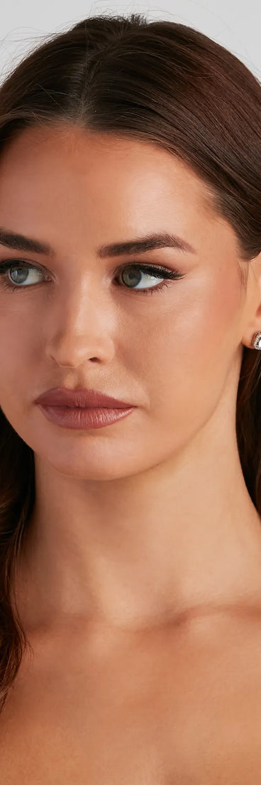 Angelic Shine CZ Stud Earrings