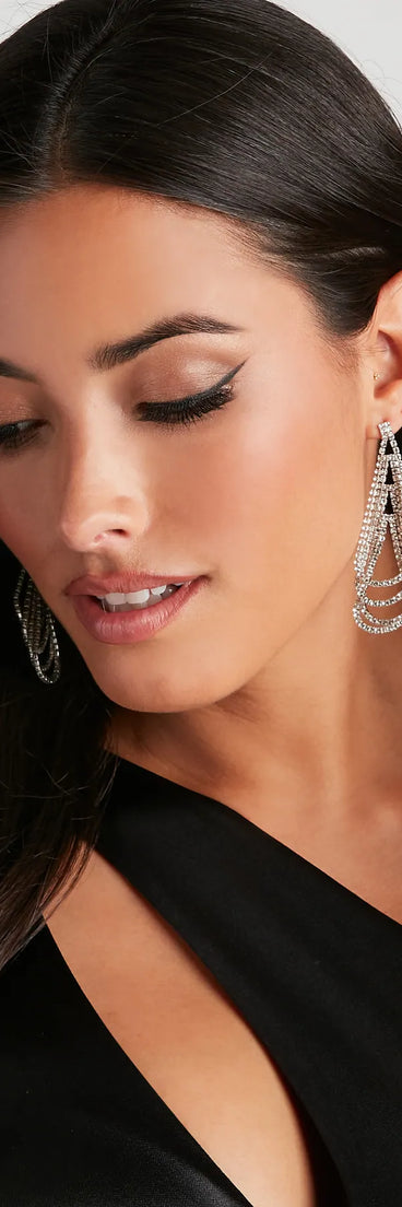 Prized Shine Layered Earrings