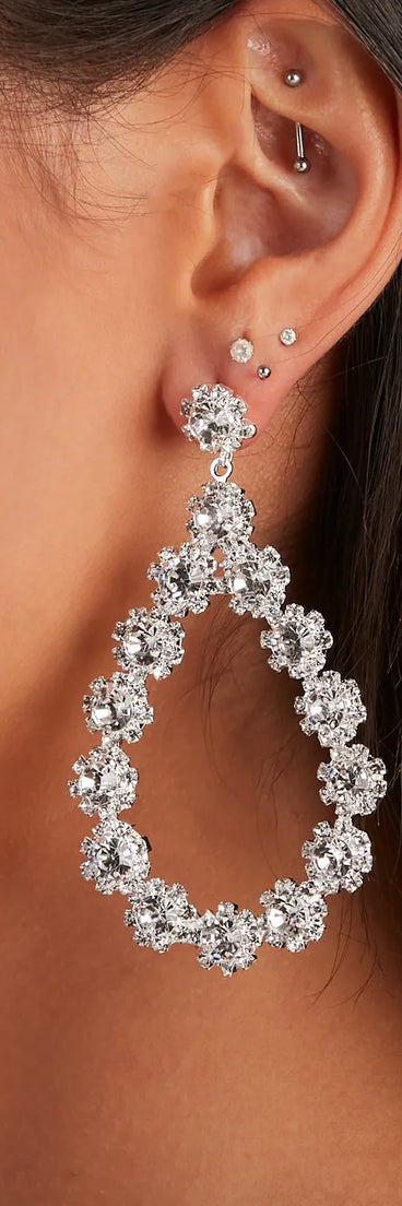 Glamorous Diva Statement Earrings