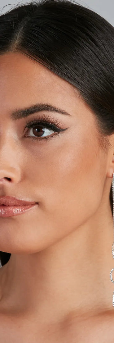 Rhine In Circles Fringe O-Ring Earrings