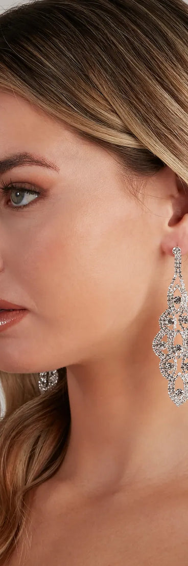 Edge Of Rhine Chandelier Earrings
