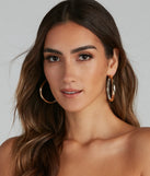 The Main Attraction Rhinestone Hoops