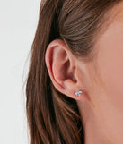 Chic Five-Pack CZ Stud Earrings