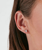 Chic Five-Pack CZ Stud Earrings
