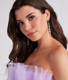 Effortless Glamour Cubic Zirconia Duster Earrings