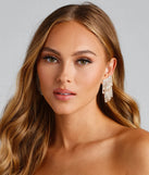 Angelic Glam Baguette Fringe Ear Cuff