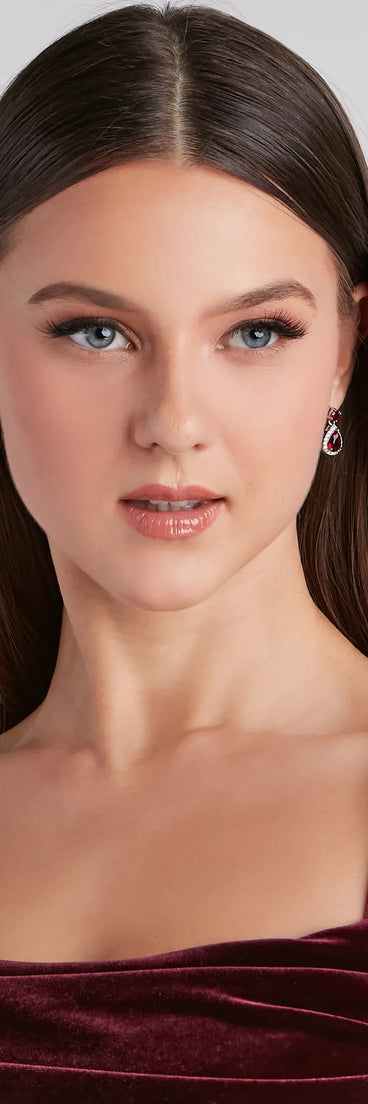 Glam Doll Teardrop Stud Earrings