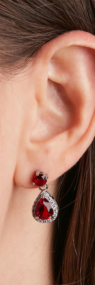 Glam Doll Teardrop Stud Earrings