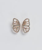 Enchanting Sparkle Butterfly Earrings