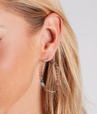 Chic Trendsetter Hoop Earrings Set