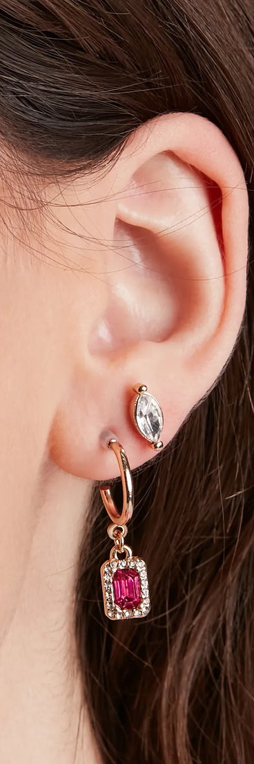 Mesmerizing Beauty Gemstone Earrings Set