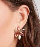 Divine Shine Bejeweled Stud Earrings