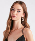 Classic Glam Pearl Rhinestone Drop Earrings