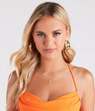 Chic Muse Large Hoop Earrings