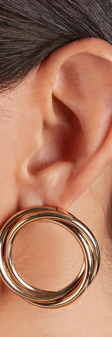 Melodious Muse Hoop Earrings