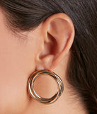 Melodious Muse Hoop Earrings