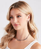 Dainty Cubic Zirconia Cross Earrings