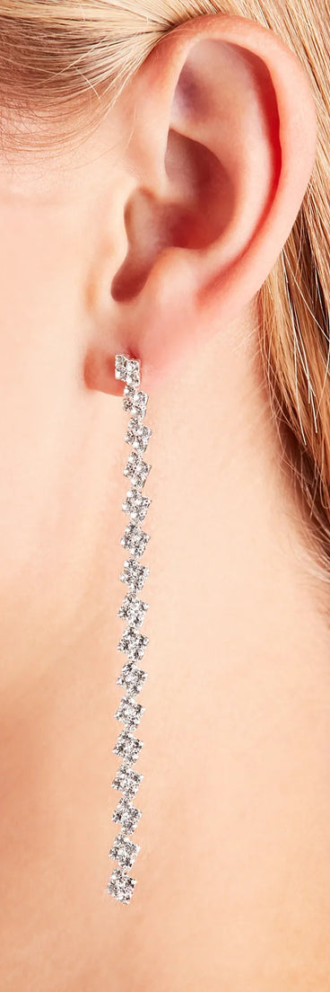 Decadent Beauty Rhinestone Dainty Earrings