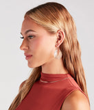 Contemporary Art Hoop Earrings