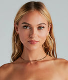 Sophisticated Pair Braided Hoop Earrings