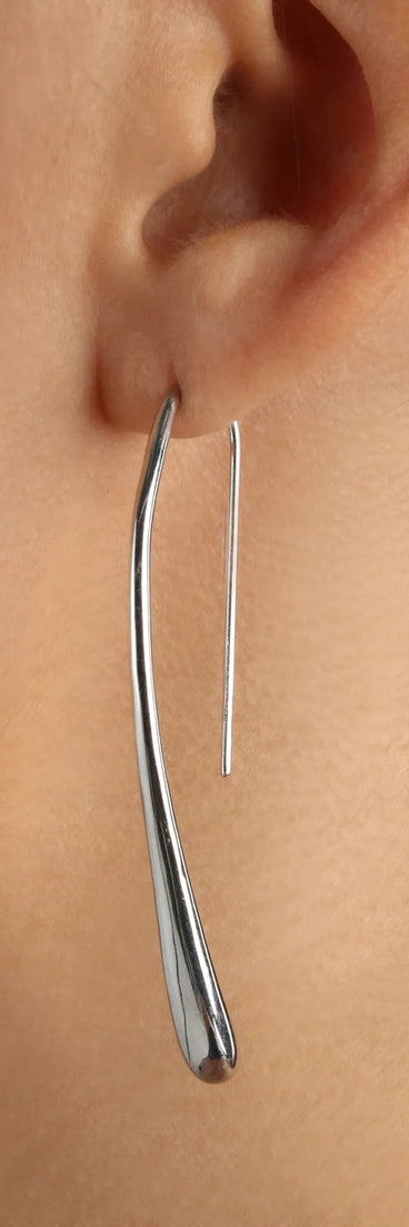 Modern Glamour Thin Threader Earrings