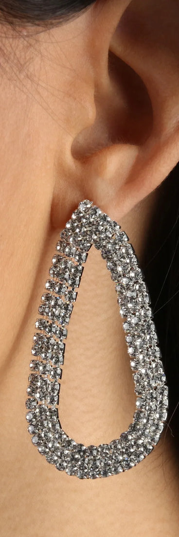 Casual Allure Cubic Zirconia Teardrop Earrings