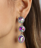 Dreamy Luxe Look Iridescent Gemstone Earrings