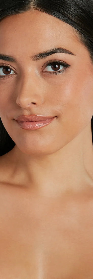 Trendy Shimmer Rhinestone Front-To-Back Stud Earrings