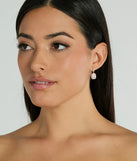 Glitzy Goals Cubic Zirconia Pendant Drop Earrings