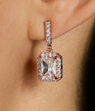 Glitzy Goals Cubic Zirconia Pendant Drop Earrings