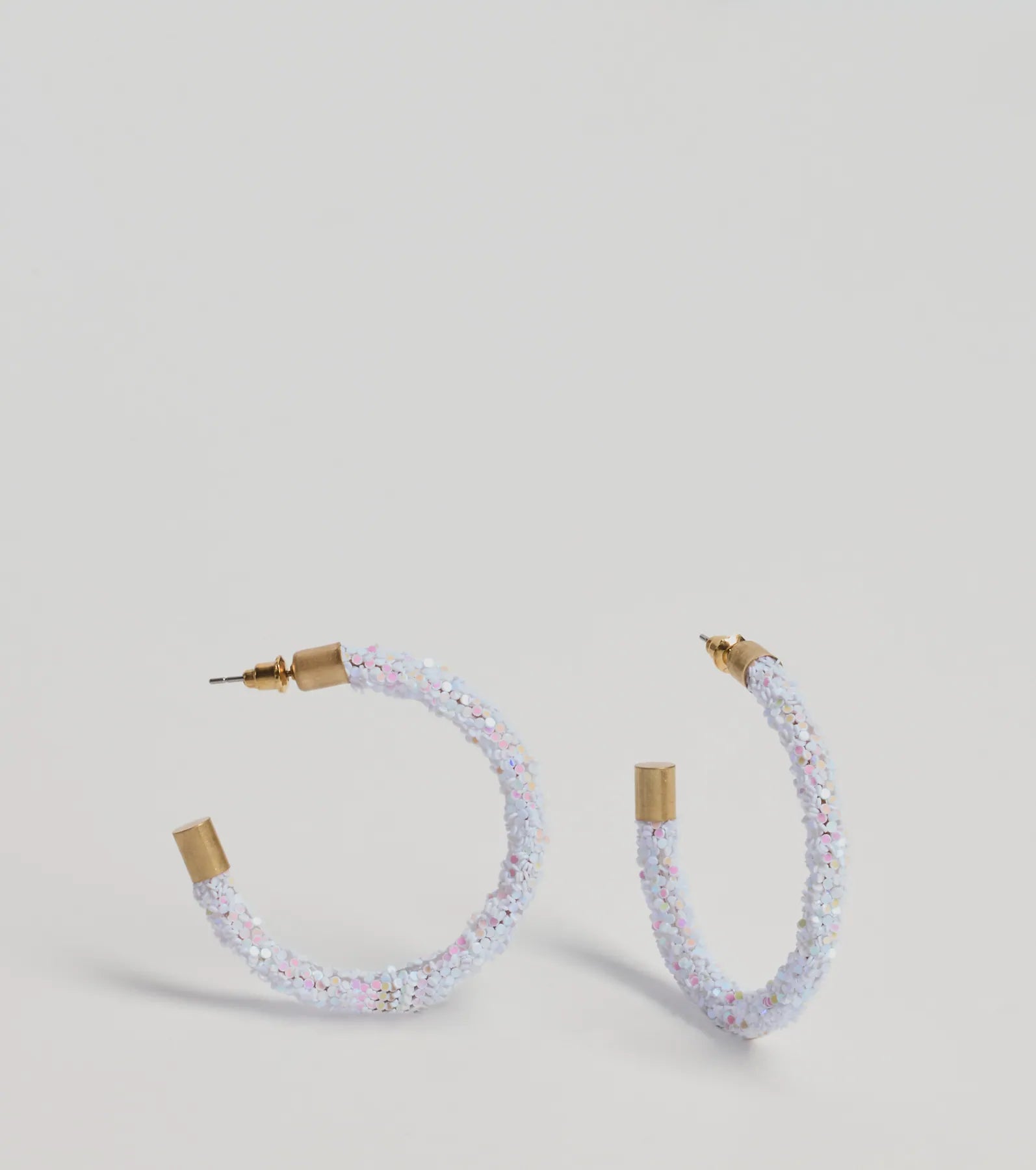 Glowing Nights Iridescent Hoop Earrings | Windsor