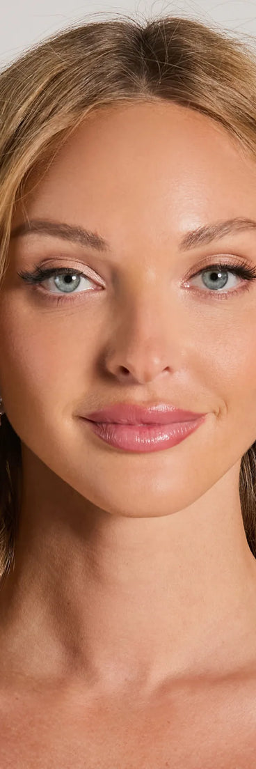 Darling Effect Faux Pearl Hoop Earrings