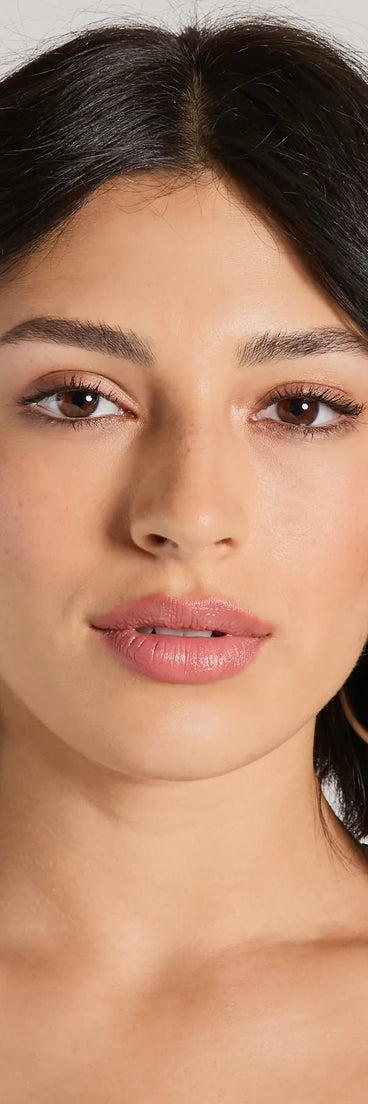 Subtle Shine Large Hoop Earrings