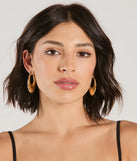Compliment Worthy Oval Hoop Earrings