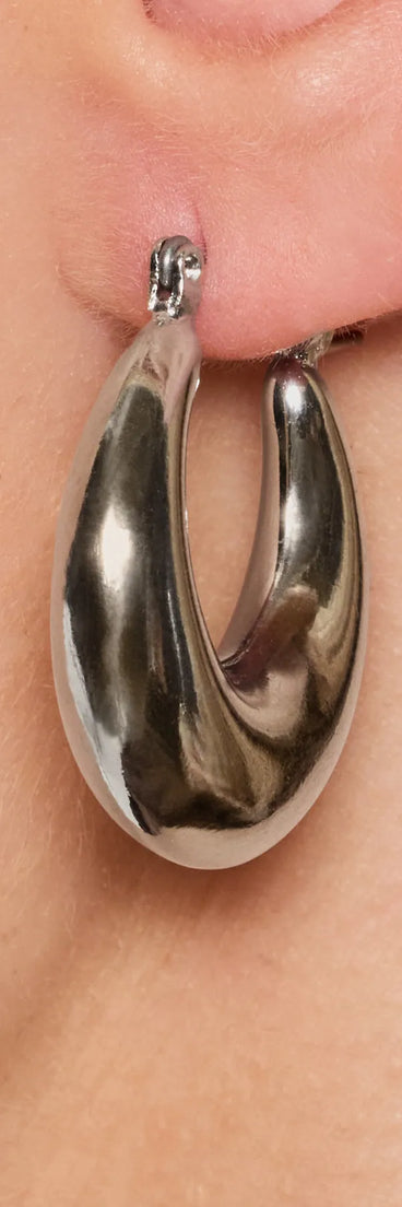 Moment Of Chic Small Hoop Earrings