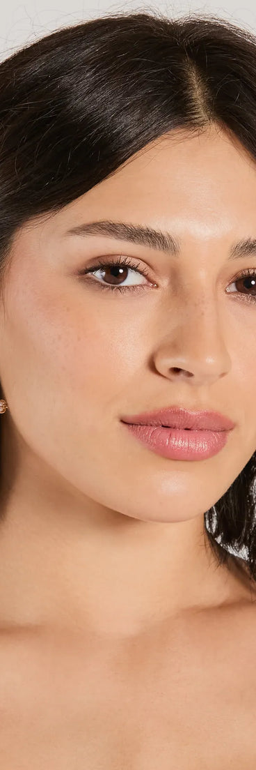 Blessed All Day Faux Pearl Cross Earrings