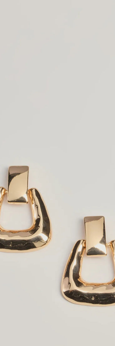 The Best Times Doorknocker Earrings