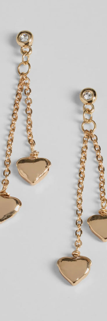 Captured Your Heart Charm Earrings